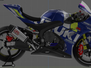 suzuki gsx r 1000 ecstar livery 3D Модель