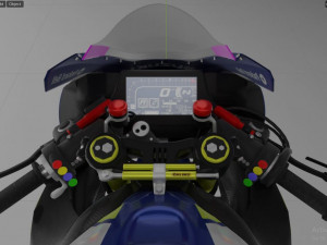 suzuki gsx r 1000 ecstar livery 3D Модель