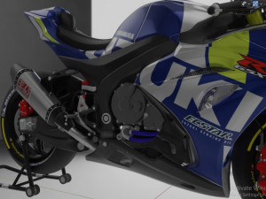suzuki gsx r 1000 ecstar livery 3D Модель