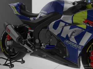 suzuki gsx r 1000 ecstar livery 3D Model