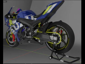 suzuki gsx r 1000 ecstar livery 3D Model