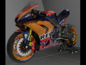 honda cbr 1000 rr-r edici&oacute;n repsol librea Modelo 3D