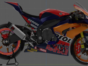 honda cbr 1000 rr-r repsol livery edition Modelo 3D