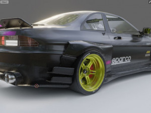 toyota soarer 1991 with 1lr-gue engine 3Dモデル