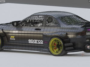 toyota soarer 1991 with 1lr-gue engine 3Dモデル