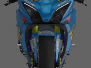 suzuki gsx-r 1000 rizla suzuki livery 3D Model
