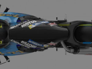 suzuki gsx-r 1000 rizla suzuki livery 3D Model