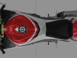 suzuki gsx-r 1000 lucky strike livery 3D मॉडल