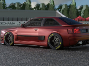 AUDI A2 Widebody Kit 3D Model