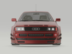 AUDI A2 Widebody Kit 3D Model