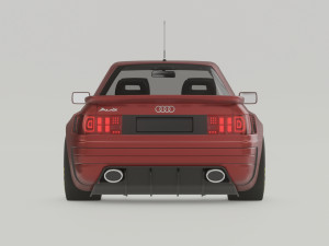 AUDI A2 Widebody Kit 3D Model