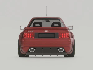 AUDI A2 Widebody Kit 3D Model