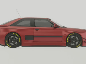 AUDI A2 Widebody Kit 3D Model