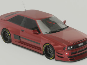 AUDI A2 Widebody Kit 3D Model