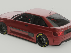 AUDI A2 Widebody Kit 3D Model