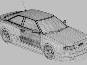 AUDI A2 Widebody Kit 3D Model