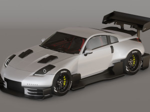 Nissan 350 Z Widebody Kit 3D Model