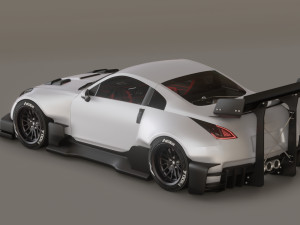 Nissan 350 Z Widebody Kit Modelo 3D