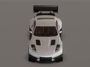 Nissan 350 Z Widebody Kit Modelo 3D
