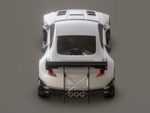 Nissan 350 Z Widebody Kit Modelo 3D