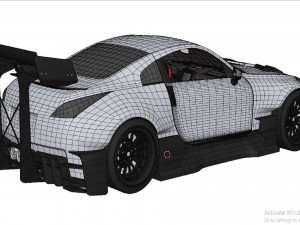 Nissan 350 Z Widebody Kit Modelo 3D
