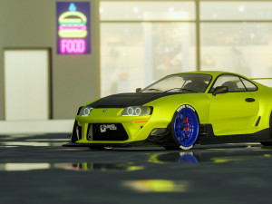 Supra MKIV Widebody Kit 3D Model