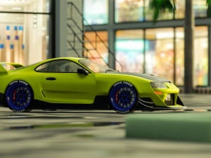 Supra MKIV Widebody Kit 3D Model