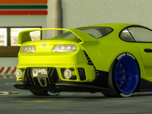 Supra MKIV Widebody Kit 3D Model