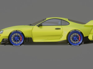 Supra MKIV Widebody Kit 3D Model