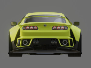 Supra MKIV Widebody Kit 3D Model