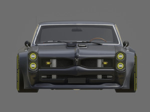 Pontiac GTO Widebody Kit Modèle 3D