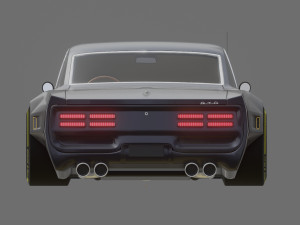 Pontiac GTO Widebody Kit Modèle 3D