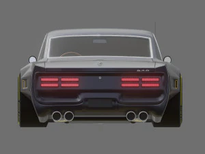Pontiac GTO Widebody Kit 3D Model