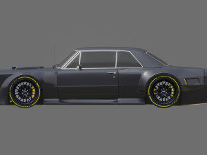 Pontiac GTO Widebody Kit Modèle 3D