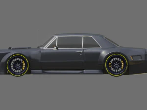 Pontiac GTO Widebody Kit 3D Model