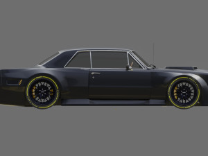 Pontiac GTO Widebody Kit Modèle 3D