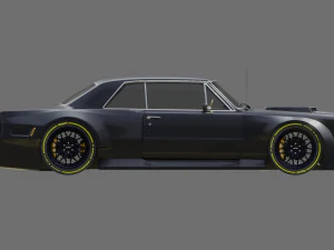 Pontiac GTO Widebody Kit 3D Model