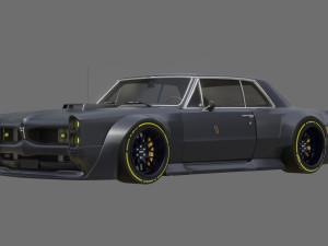 Pontiac GTO Widebody Kit Modèle 3D
