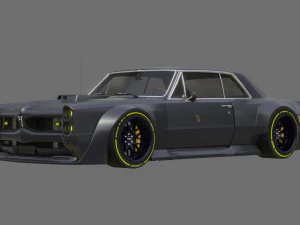 Pontiac GTO Widebody Kit 3D Model
