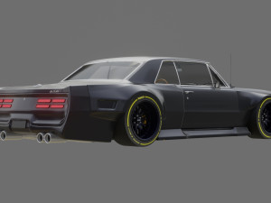Pontiac GTO Widebody Kit Modèle 3D