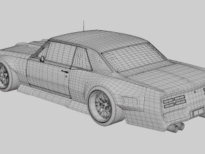 Pontiac GTO Widebody Kit Modèle 3D