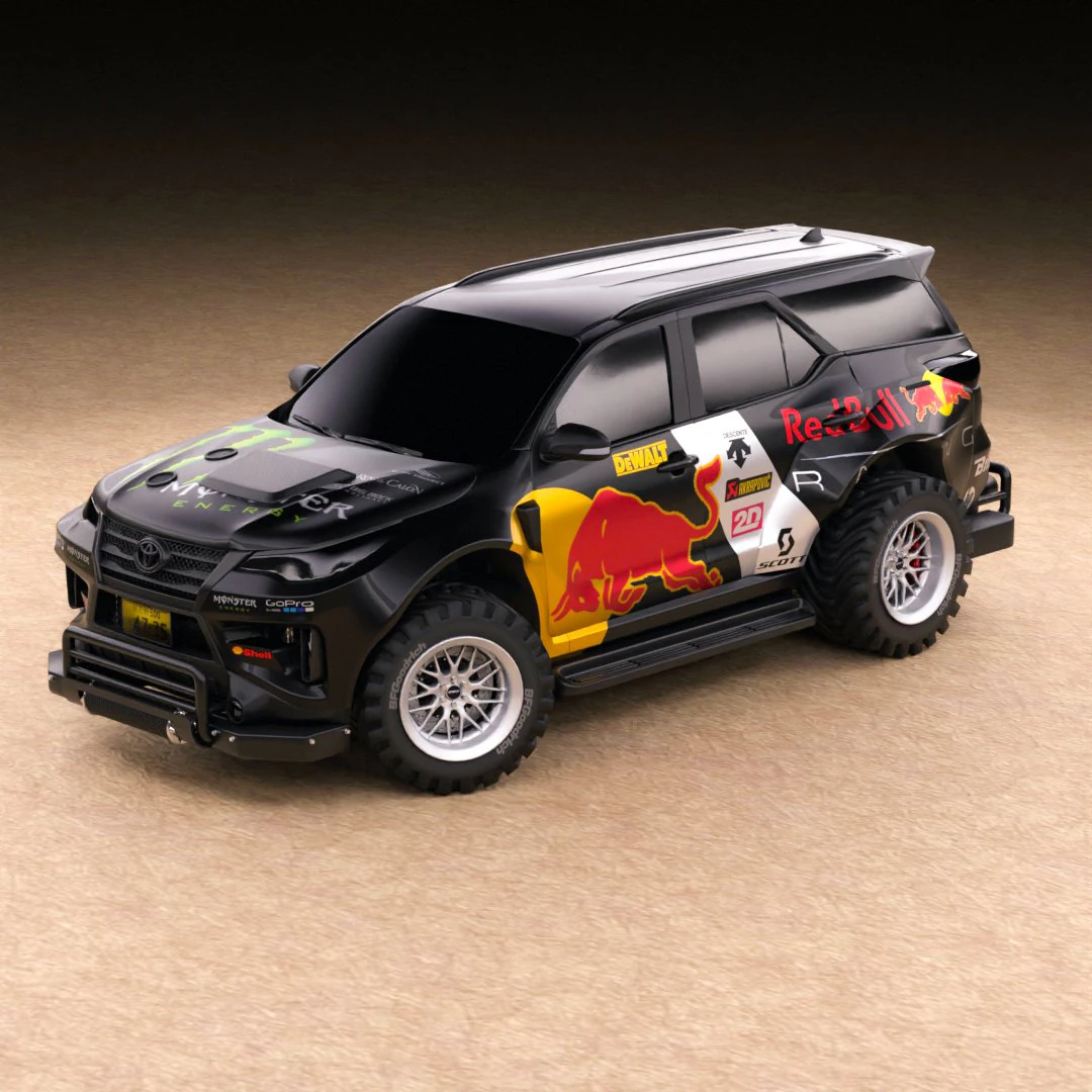 Fortuner with Offroad Style 3D Model .c4d .max .obj .3ds .fbx .stl .blend