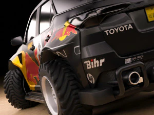 Fortuner with Offroad Style 3D Model