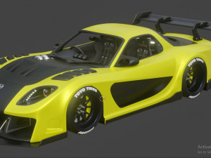 Mazda RX-7 Veilside Bodykit 3D मॉडल