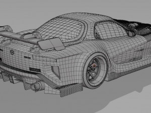 Mazda RX-7 Veilside Bodykit 3D मॉडल