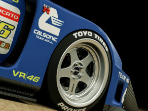 Nissan R34 Calsonic Livery 3D Model