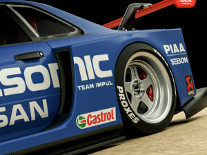 Nissan R34 Calsonic Livery 3D Model
