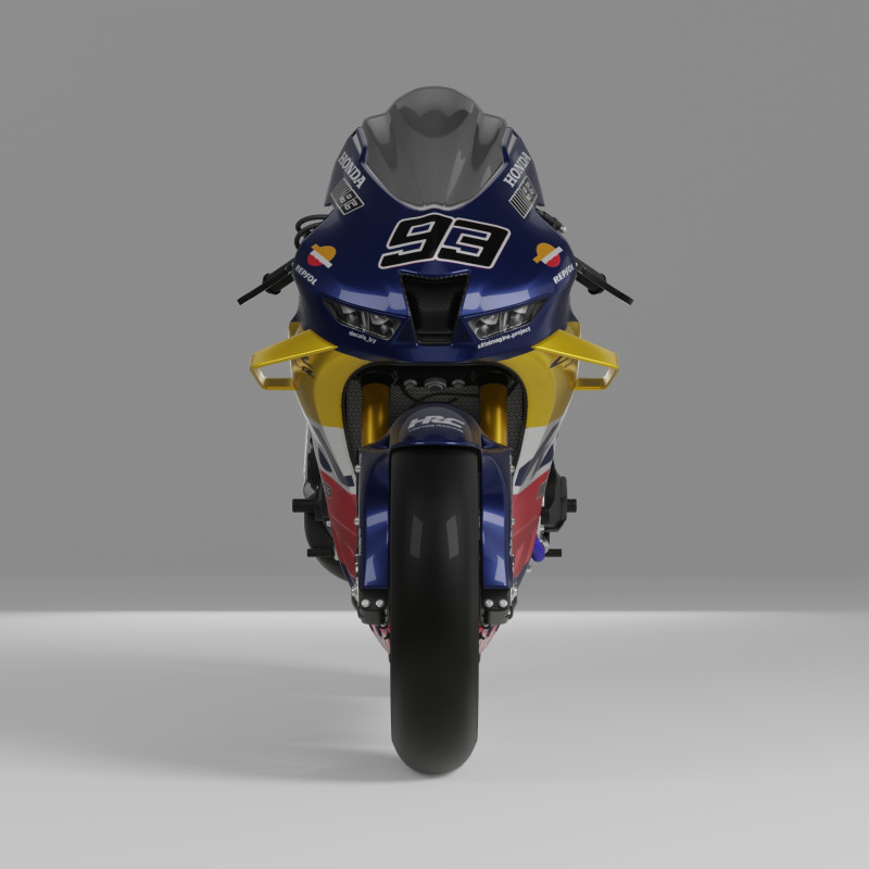 Honda CBR1000RR-R Repsol Liver 2024 3D 模型 .c4d .max .obj .3ds .fbx .stl .blend