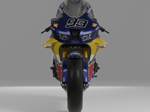 Honda CBR1000RR-R Repsol Liver 2024 Modelo 3D