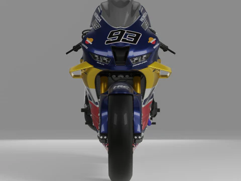Honda CBR1000RR-R Repsol H&iacute;gado 2024 Modelo 3D